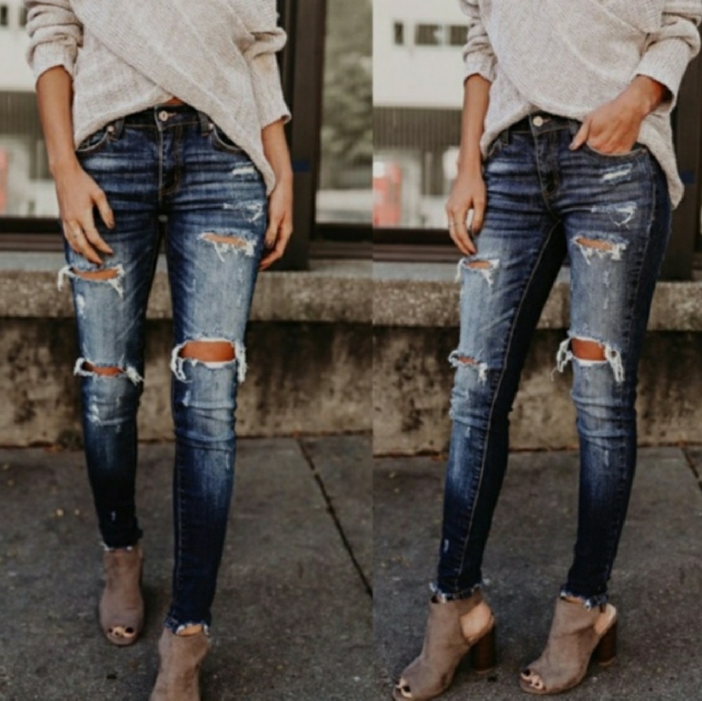 Distressed Skinny Jeans